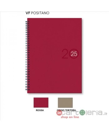 AGENDA 19,7X26,5 SPIRALE SETTIMANALE BIG SEVEN POSITANO CANGINI (Cod. 0306VF)