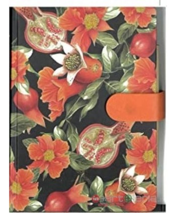 AGENDA 10,5X14,8 GIORNALIERA QUADRETTINO FIORI CLASS COVERMAT C/MATITA CANGINI (Cod. 0206ZF)