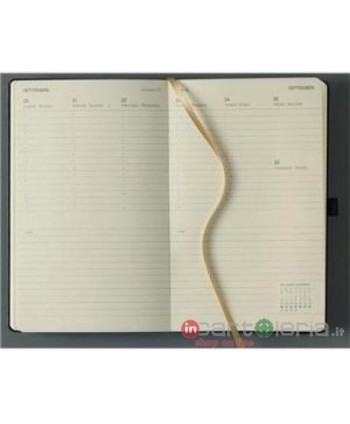 AGENDA 13X21 SETTIMANALE IVORY PAROS/SOFT/CUIR CANGINI (Cod. Q64TG)