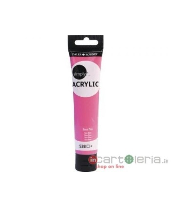 COLORE ALCRILICO SIMPLY 75ml ROSA NEON DALER ROWNEY CANSON (Cod. D126975538)