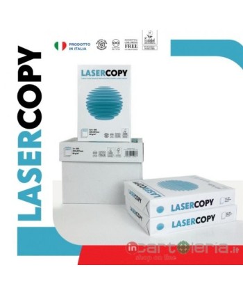 CARTA PER FOTOCOPIE A4 80GR 500FF LASERCOPY BREFIOCART