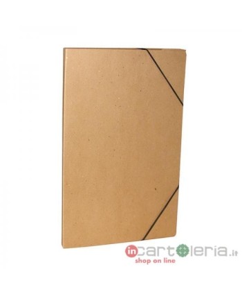 CARTELLINA 3 LEMBI C/ELASTICO 24X32X1CM KRAFT AVANA ECO PRODOTTI ROCCAS NEXT (Cod. 03109)