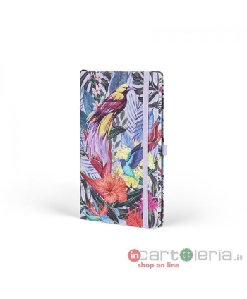 TACCUINO 13X21 1 RIGO NOTEBOOK MID RULED EDEN PARADISE CASTELLI