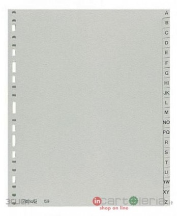 INTERCALARE A4 ALFABETICO 22X30 A-Z PVC FAVORIT (Cod. 07625003)