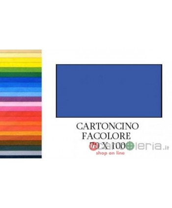 CARTONCINO BRISTOL70X100 BLU 200 GR CANSON FABRIANO
