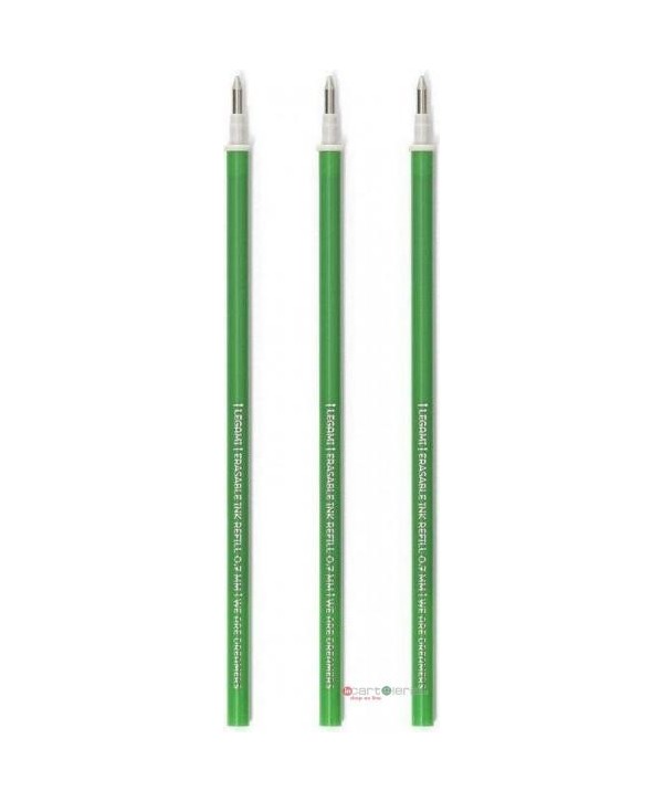 Refill penne cancellabili 3 pezzi - Green - Legami - Cartoleria e scuola