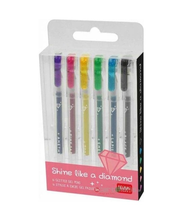 legami Kit penne multicolor + penne glitterate 