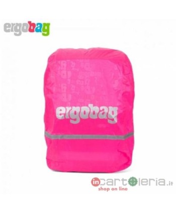 COPRIPIOGGIA ZAINO ERGOBAG ROSA FOND OF