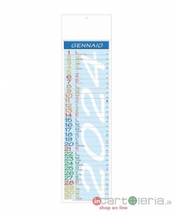 CALENDARIO OLANDESE COCCODRILLO SILHOUETTE 18X68 NIAG (Cod. 2370)