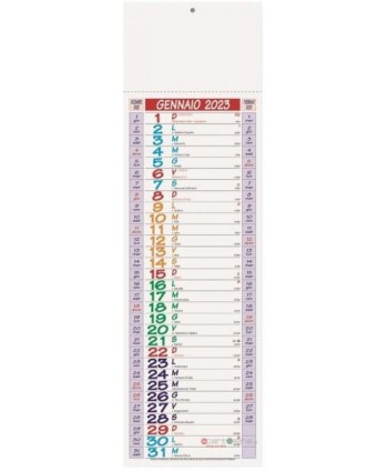 CALENDARIO OLANDESE EXTRA SLIM SILHOUETTE 4 COL 14X47 NIAG (Cod. 2270)