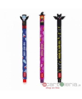 PENNE GEL CANCELLABILI SET OF 3 ERASABLE GEL HALLOWEEN 2024 LEGAMI